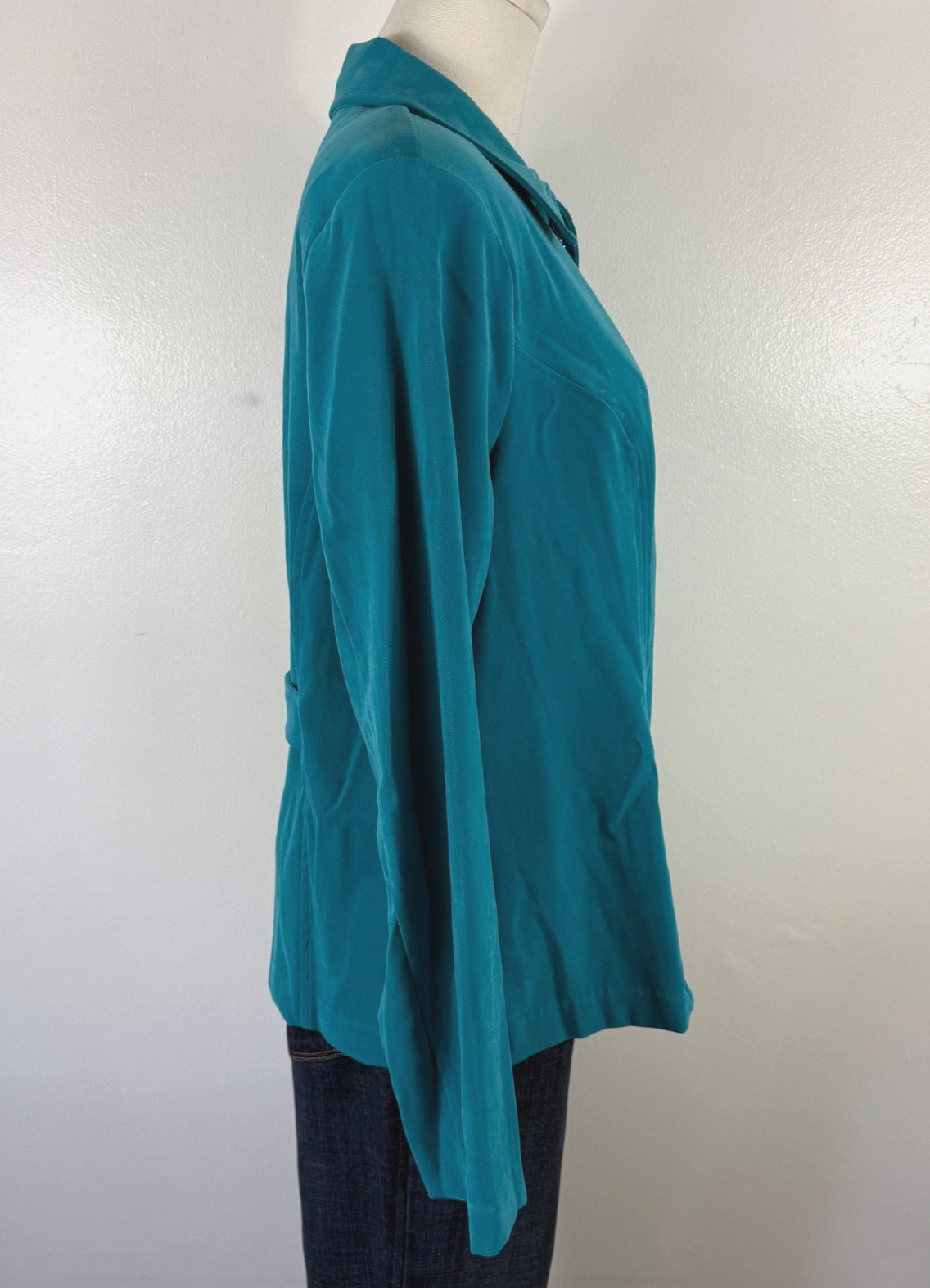 Notations Women's Jacket Large Solid Torques Blue… - image 5