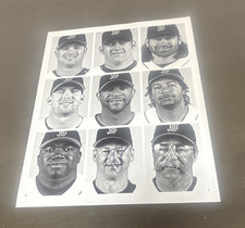 Terry Francona Signed Autographed  8.5 x 11 Paper Boston Red Sox Team Photo BB9
