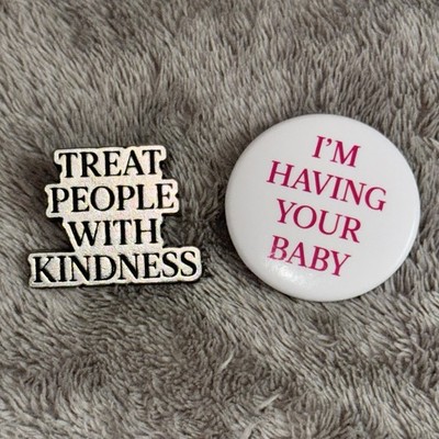 Harry Styles TPWK / Kiwi I m Having Your Baby Official Pins NEW!