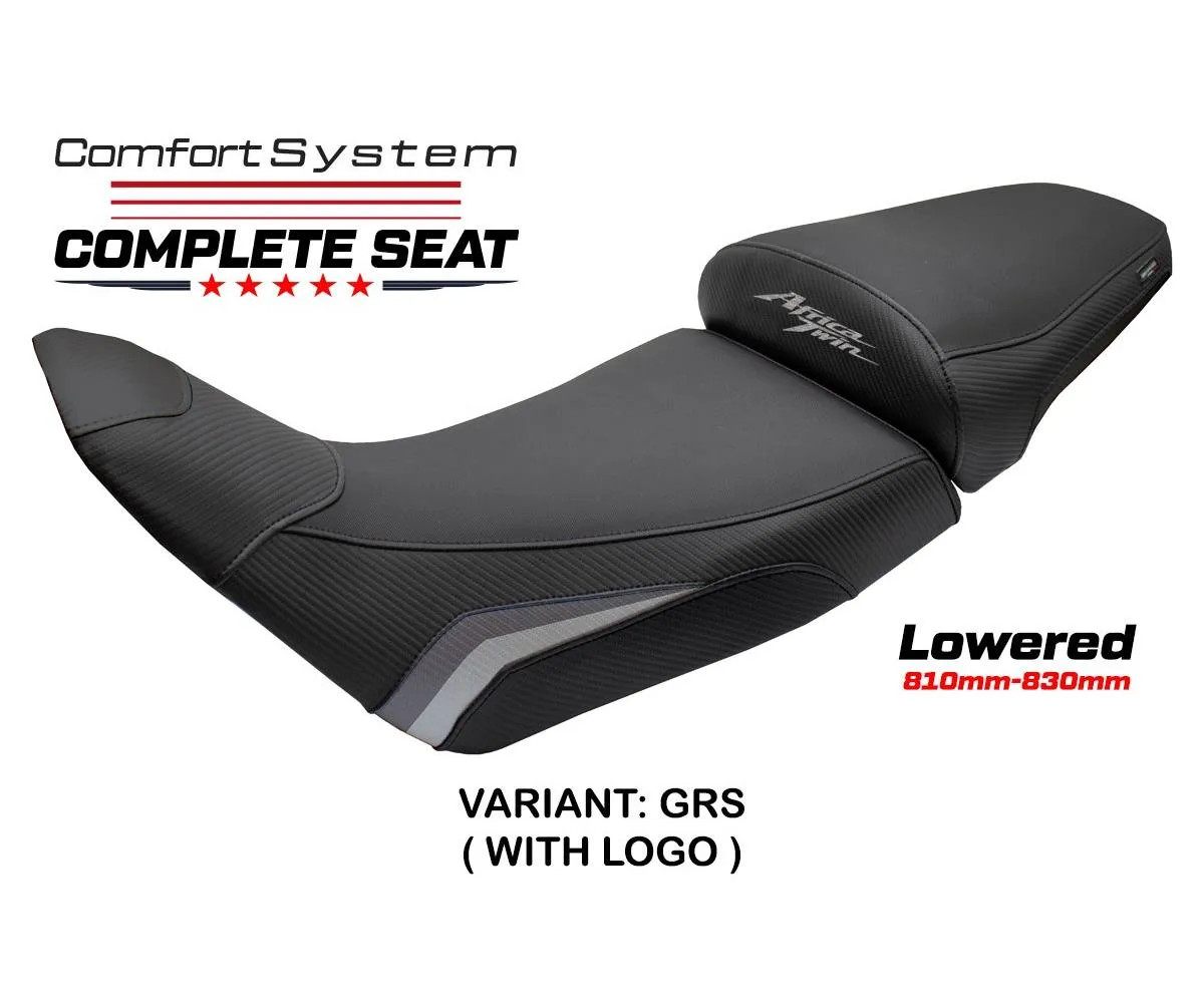 Seat cover Asmara Comfort Gray-Silver GRS+logo Tpz HONDA AFRICA T 1100 2020 2026