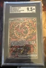 2025 POKEMON MEP BLACK STAR PROMO MEGA CHARIZARD UPC #024 ORICORIO EX SGC 9.5