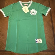 NEW S Mitchell Ness Philadelphia 76ers Authentic Green Jersey in Eagles Colors