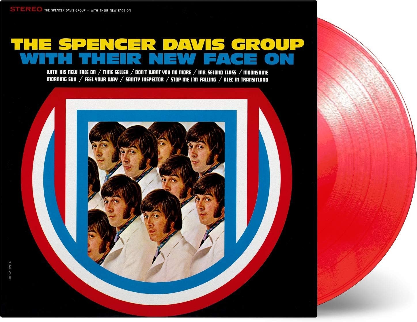 The Spencer Davis Group - With Their New Face On Red Coloured Vinyl LP (No. 53)