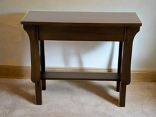 Arts & Crafts Crofter Console Table Walnut stain