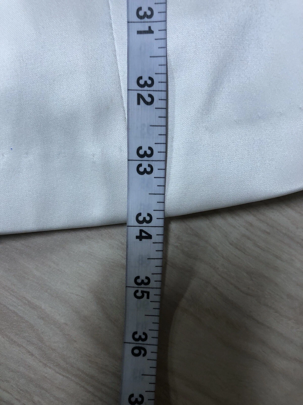 OFF WHITE Abito da sera senza spalline Signature by Sangria Off White taglia 14 nuovo con etichetta