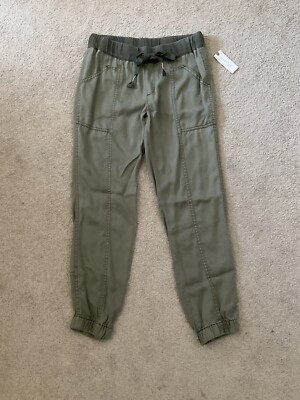 NWT Anthropologie Hei Cargo Pants Moss Green * Extra Small XS