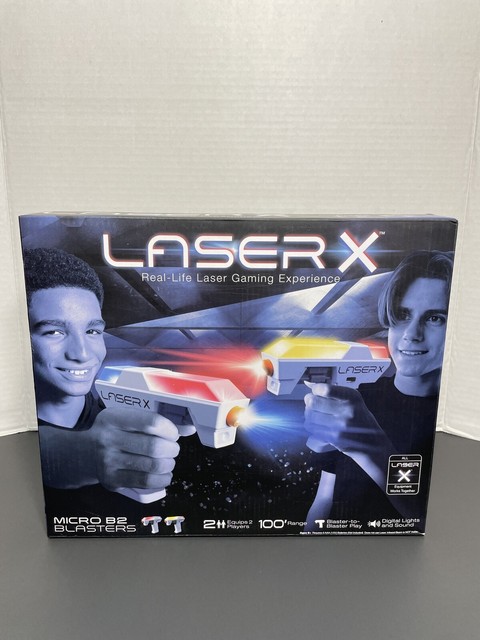 Laser X Two Player Micro B2 Blaster Laser Tag Gaming Set of 2 for sale online | eBay