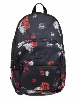 Red Digi Rose Laptop Backpack 