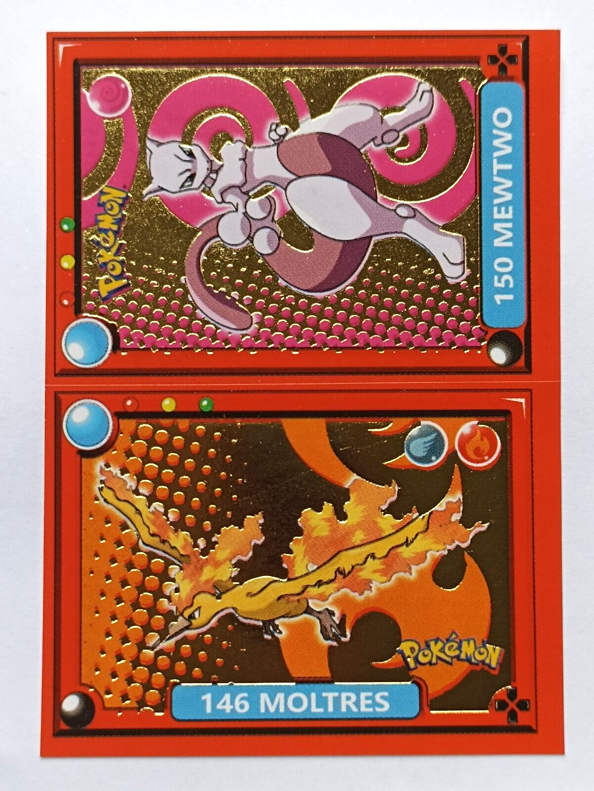 POKEMON POKEDEX Sticker EF #488-489 CRESSELIA / PHIONE Edition PERU 2022