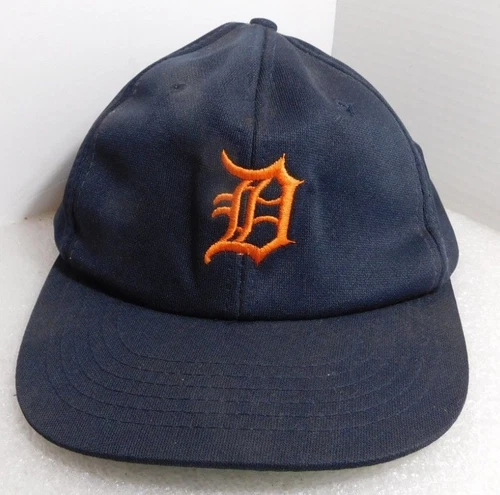 Detroit Tigers MLB Baseball Cap Snapback Hat Blue with Orange D Logo McDonald's