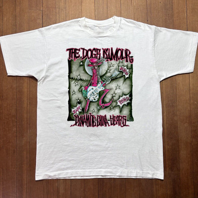 The Dogs D'Amour Gift For Friends White T-Shirt Cotton All Size