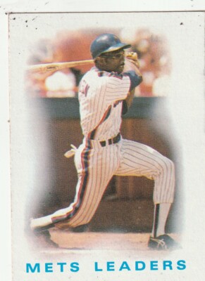 FREE SHIPPING-MINT-1986 Topps #126 Mets Leaders MOOKIE WILSON PLUS BONUS CARDS