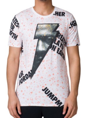 Nike Air Jordan Like Mike Gatorade All Over T-Shirt White Sz Small  AJ1165-100