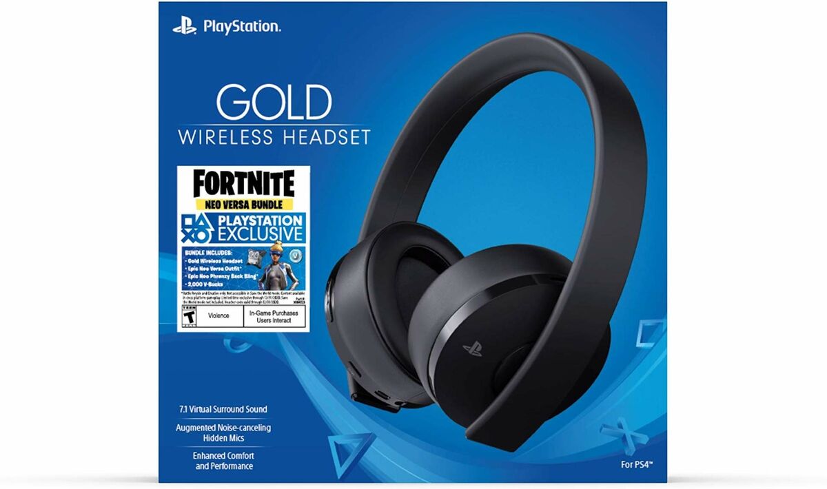 Playstation Gold Casque sans fil Fortnite - Playstation 4 