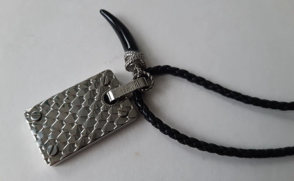 Modeschmuck Just Cavalli 2 Anhänger Halskette - Bild 3 von 4