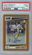 2022 Chronicles KENNY PICKETT Score RC Auto 1st Down #'d 10 PSA 9 CK