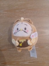 Disney Store UFUFY Beauty and the Beast COGSWORTH CLOCK 7" Plush STUFFED Toy