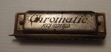 Koch German Chromatic Harmonica Early PRE WAR, Key Of C, 10 Hole