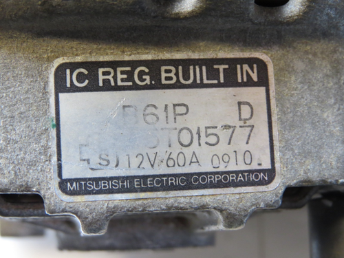 MX5 MK1 1.6 ALTERNATOR A5T01577 ORIGINAL MITSUBISHI 60AMP EUNOS VERY GOOD GRNTY - Picture 2 of 6