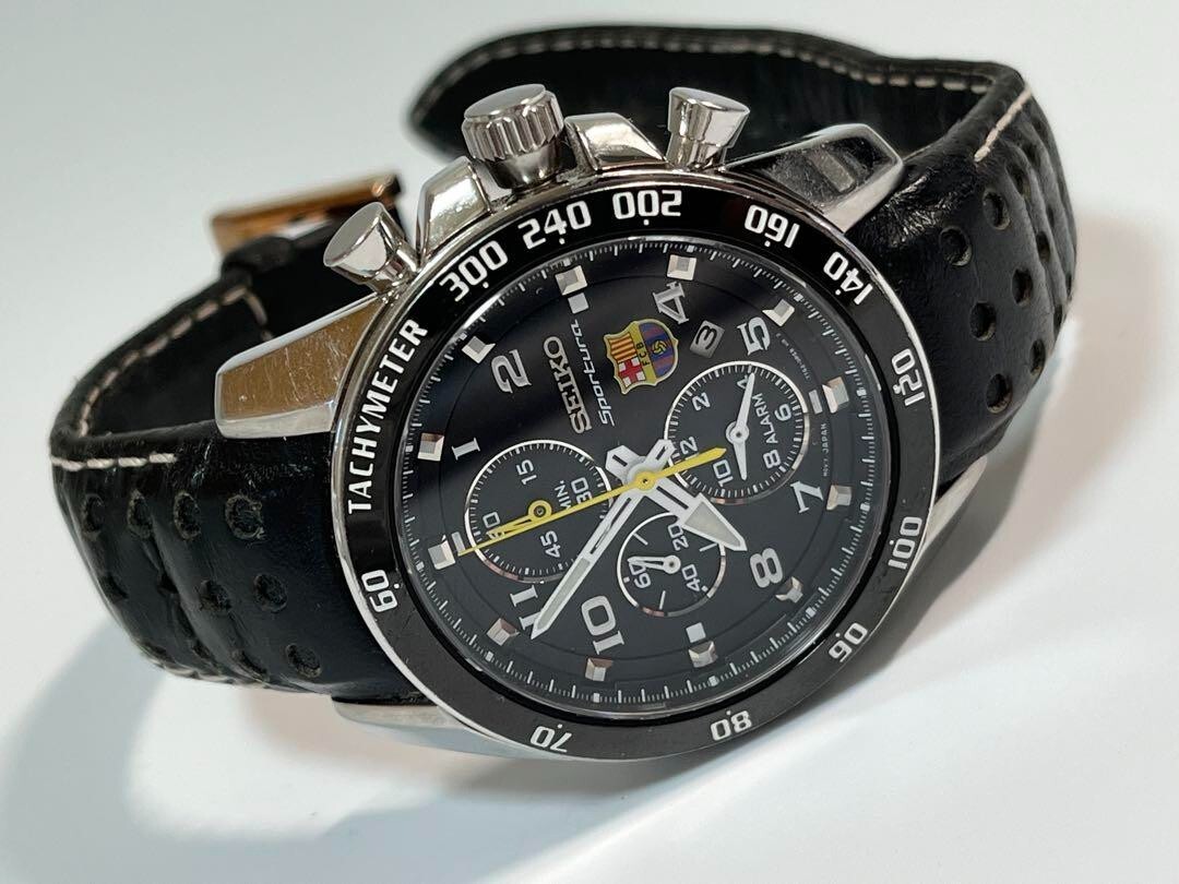 SEIKO SPORTURA ,FCバルセロナコラボアラームクロノ