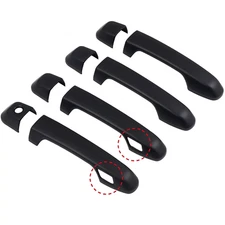 Matte Black Exterior Door Handle Cover Trim 8pcs For Toyota 4Runner 2010-2024