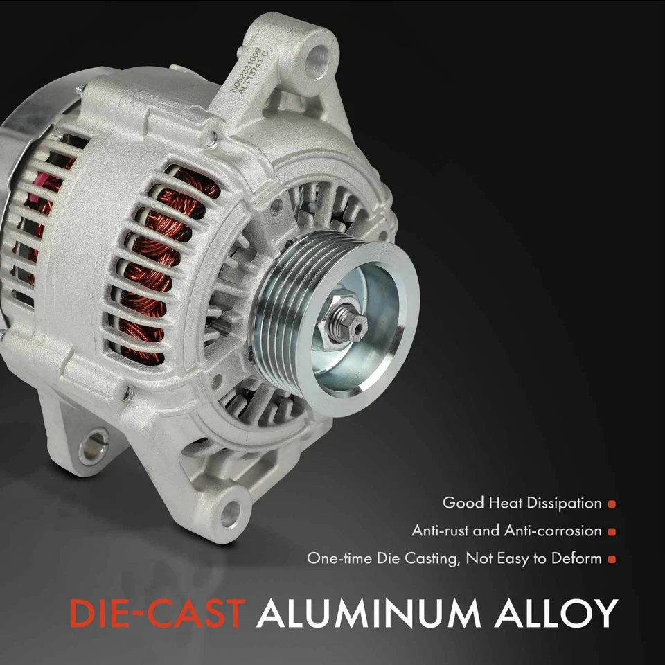 New Alternator for Chrysler Cirrus 1998-2000 Dodge Stratus Plymouth 125A CW 12V - Image 4 of 4