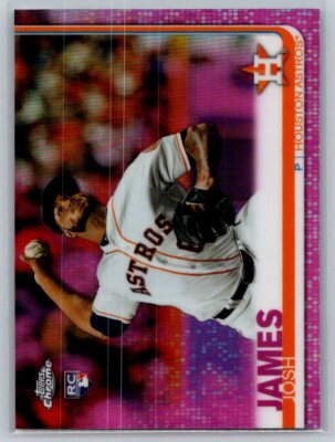 2019 Topps Chrome #55 Josh James Pink Refractor RC | eBay