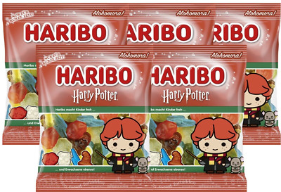 5 Tüten Haribo Harry Potter a 160gr   Limited Edition   Ron