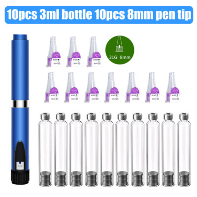 Magic Pen Insulin Cartridges 3ml Empty Cassette Bottle Fit for Lilly Insulin Pen