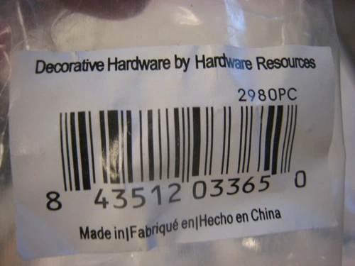 Hardware Resources  Madison Knob 2980-PC 1-3/16" in Polished Chrome SOLID HEAVY - Picture 5 of 6