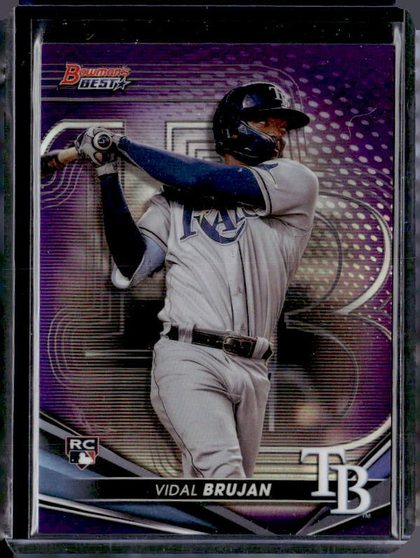 2022 Bowman's Best #55 Vidal Brujan Purple Refractor #132/250