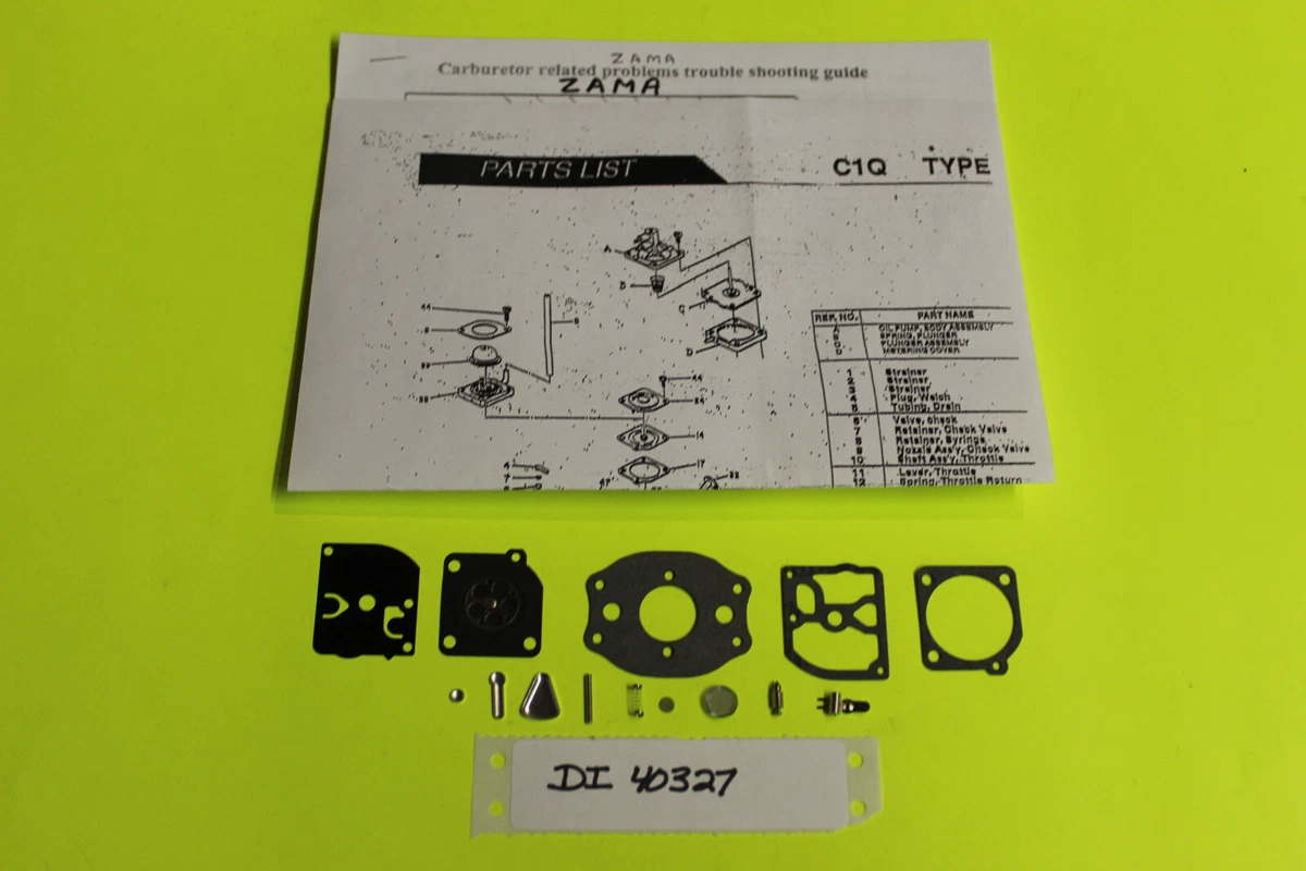 Husqvarna 136 Patriot 1900 Chainsaw Carburetor Zama C1Q W8 Carb