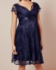 Tiffany Rose Eden Maternity Dress Dark Blue Size 1 UK 8-10 Arabian Nights £199