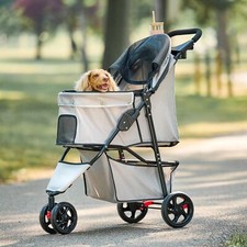 Carlson Pet Products Stroller, Includes 360 Degree Front Wheel Swivel, Rear W...
