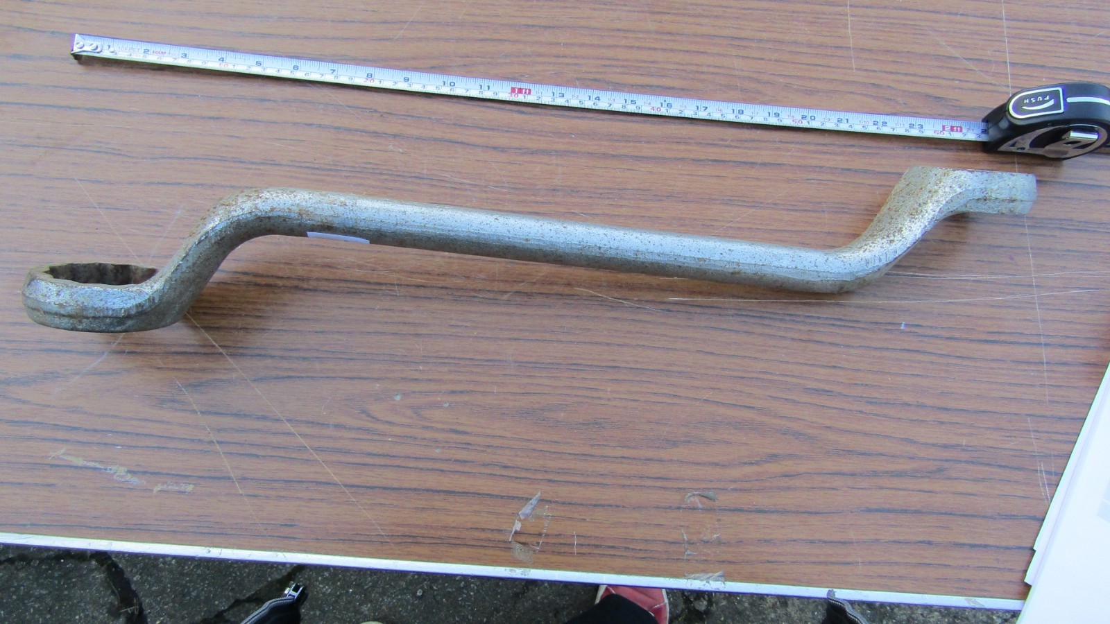 BIG 24" / 60cm Extra Long 2" & 2 3/16" KING DICK Double Ring Spanner