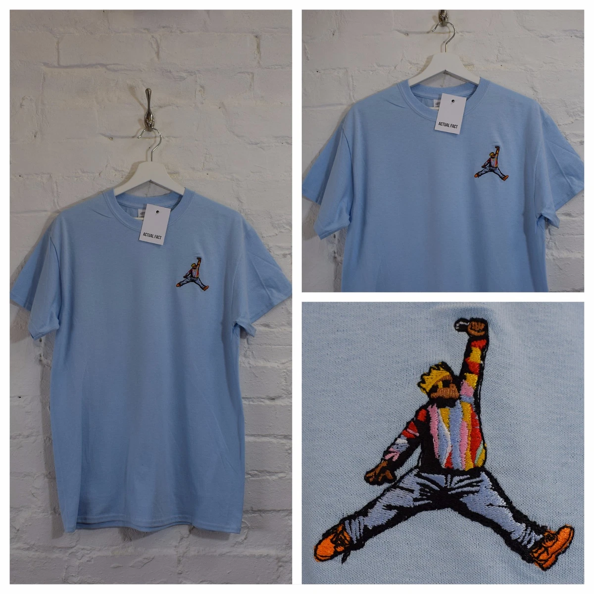 Light blue hotsell jordan shirt