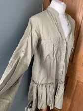 Zara Khaki Utility Style dress size XS