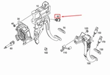 NEW MERCEDES-BENZ CITAN W415 BRAKE LIGHT SWITCH A4155450009 GENUINE