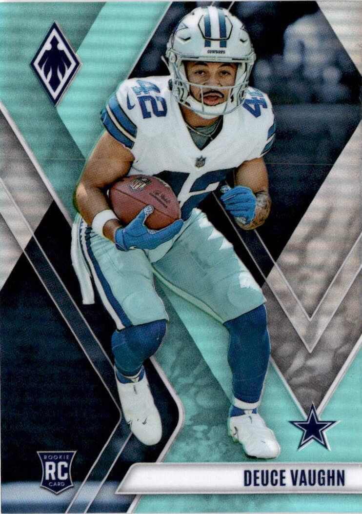 2023 Panini Phoenix #134 Deuce Vaughn Teal #/150 Dallas Cowboys