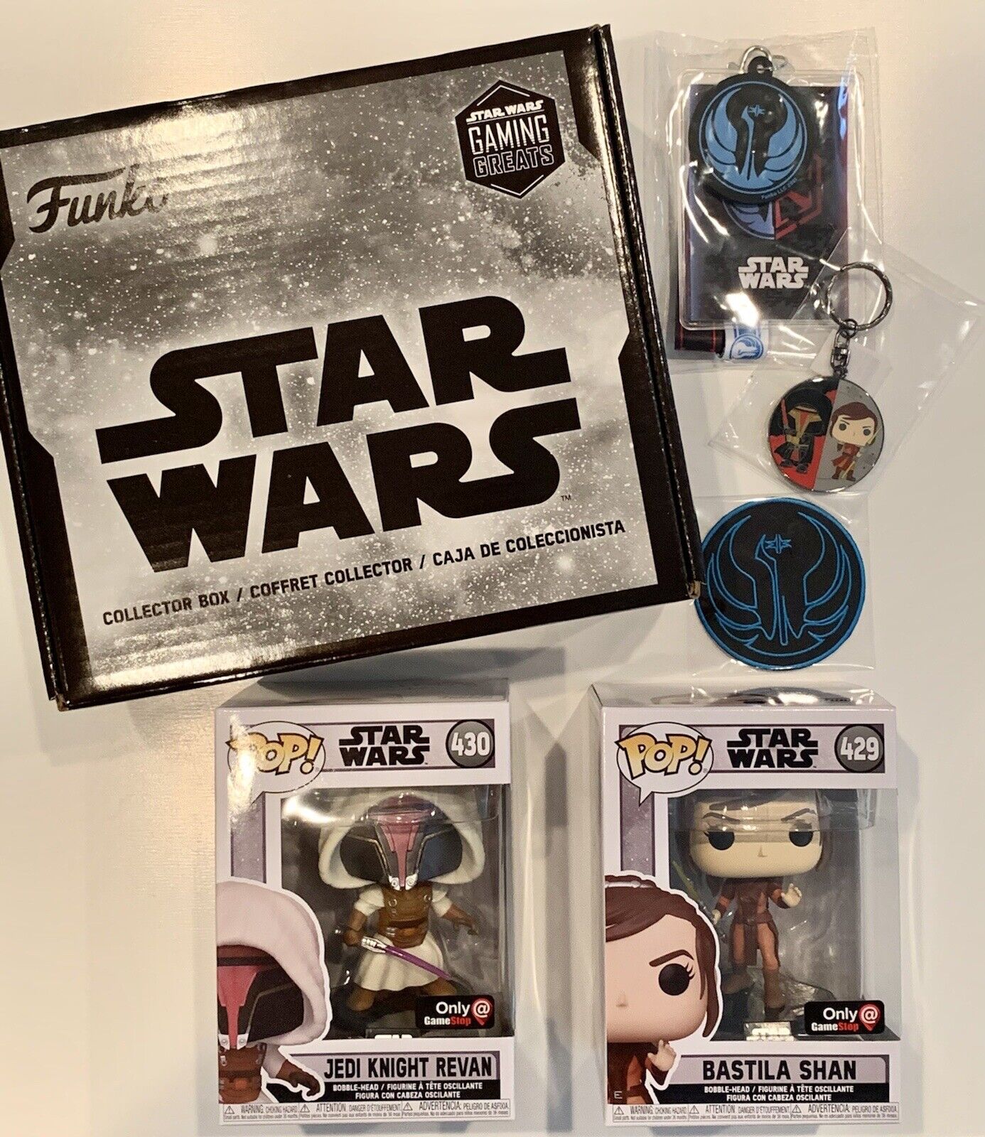 Funko Pop Exclusive Sealed Box Star Wars Jedi Revan & Bastila Shan KOTOR