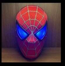 Spider Man Mask Tobey Maguire with Luminous Eyes Remote Control  Sound