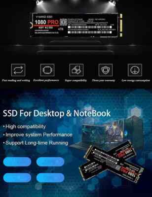1080Pro 4TB SSD Solid State Hard Drive Ngff M.2 SSD Gaming