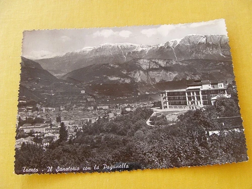 (FG.R73) TRENTO - IL SANATORIO CON LA PAGANELLA (vg 1956) hospital sanatorium