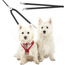Comfortable  Adjustable  No Tangle Dog Walking Double Dog Leash -Up to 180 lbs