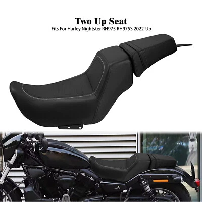 Black Driver Passenger Seat For Harley Nightster Special RH975S RH975 2022-2025 - Image 1 of 4