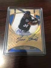 2017 Topps Five Star Tim Raines /25 Auto Autograph White Sox