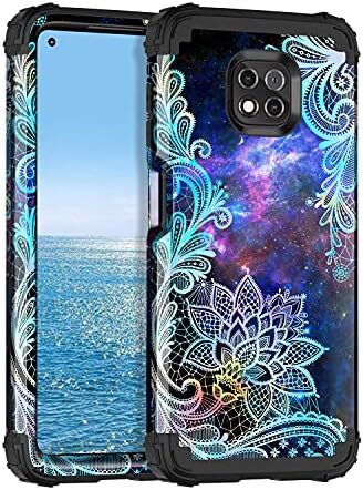 Compatible with Moto G Power 2021 Case,Three Layer Heavy Duty Shockproof Protect
