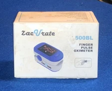 NEW Zacurate 500BL Fingertip Pulse Oximeter Blood Oxygen Monitor FREE SHIPPING 
