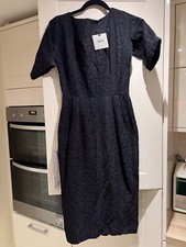 Asos black midi lace dress With Pockets size 8 new with tags