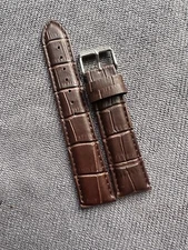 Vintage Watch Strap 20 mm  Leather Nos Top Quality V33